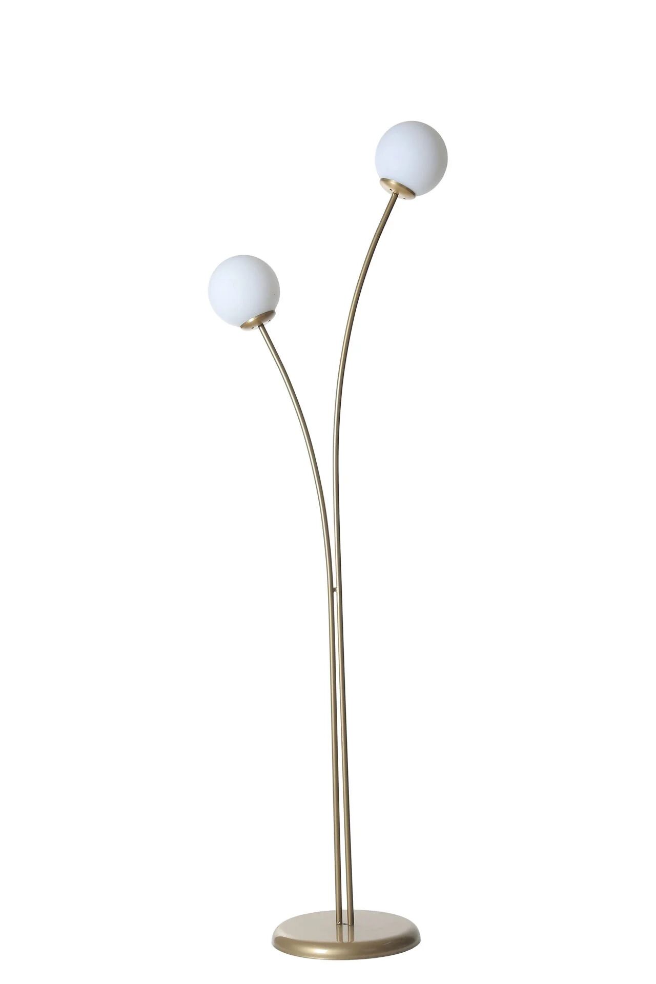 Rose 2'li Eskitme Beyaz Camlı Lambader