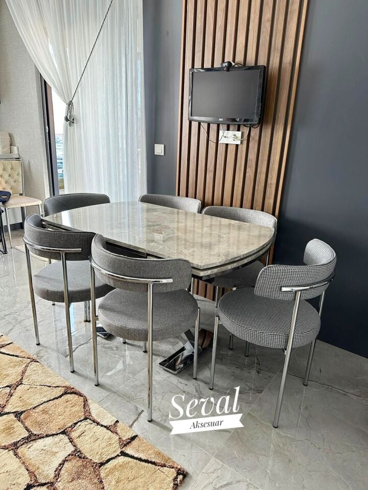 Rampla X Açılır Masa + Tedy Sandalye Takımı