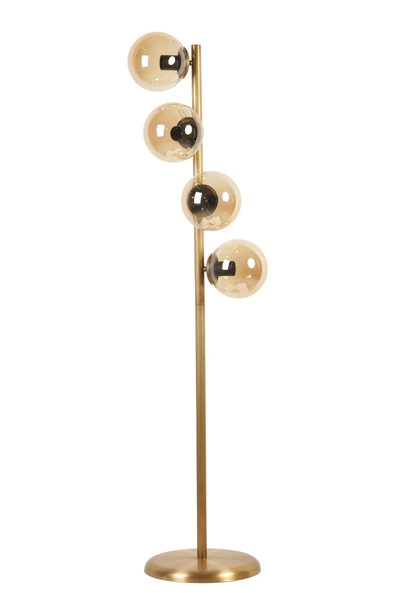 Simay 4'lü Eskitme Bal Camlı Lambader