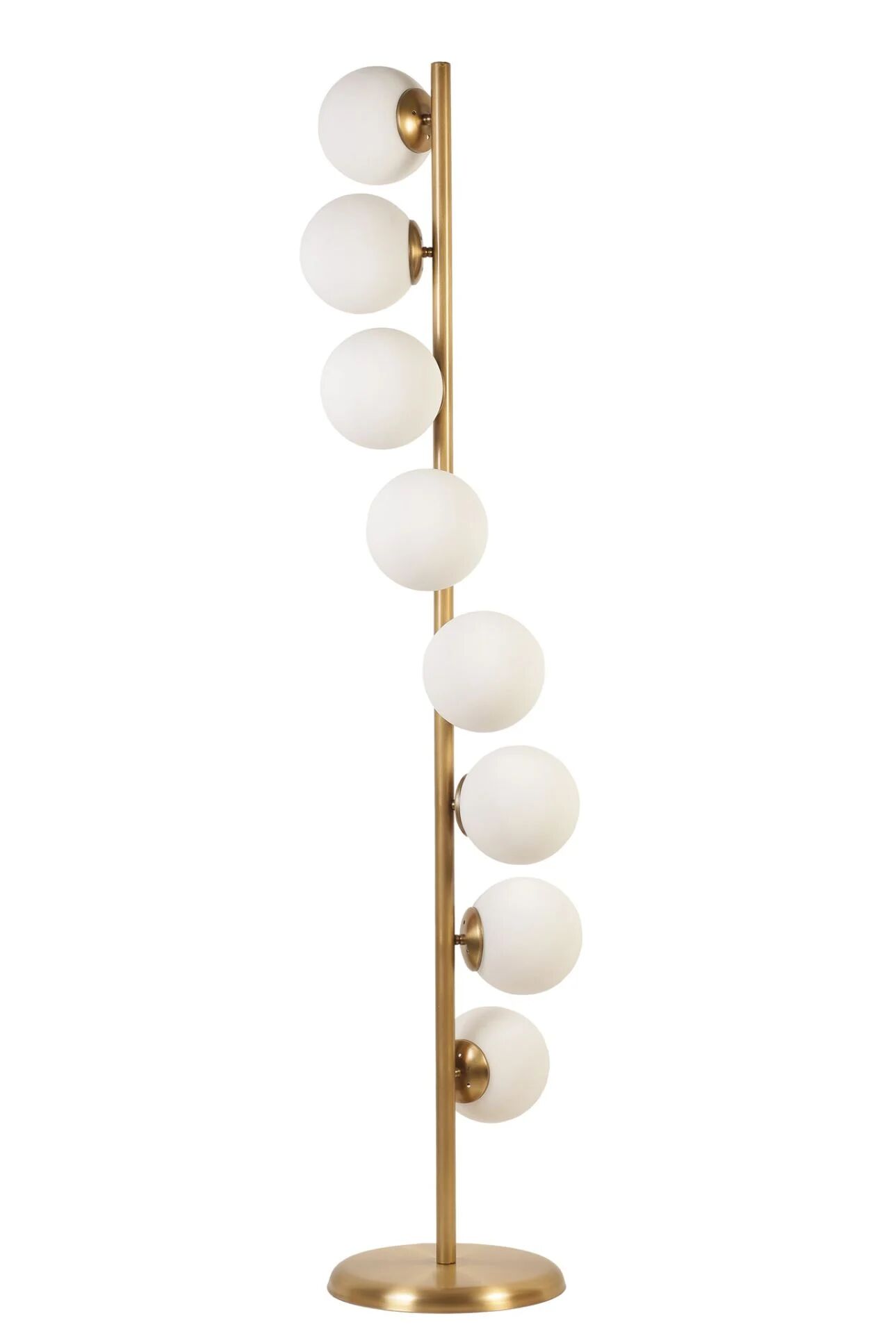 Simay 8'li Eskitme Beyaz Camlı Lambader