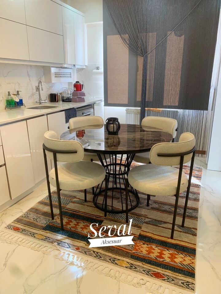 Cosmos Pota Masa + Tedy Sandalye Takımı