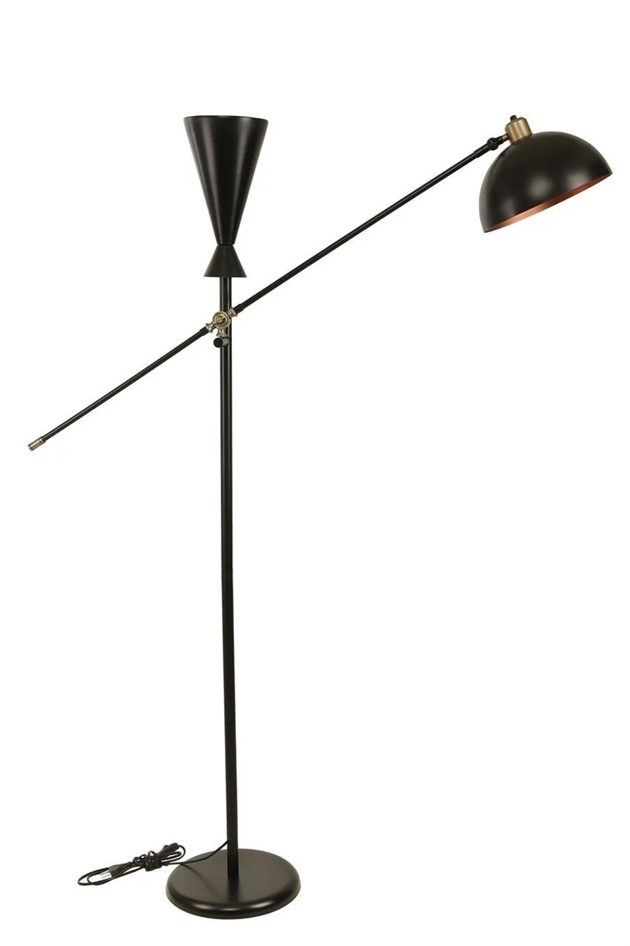 Toronto Siyah Retro 3 Başlıklı Lambader