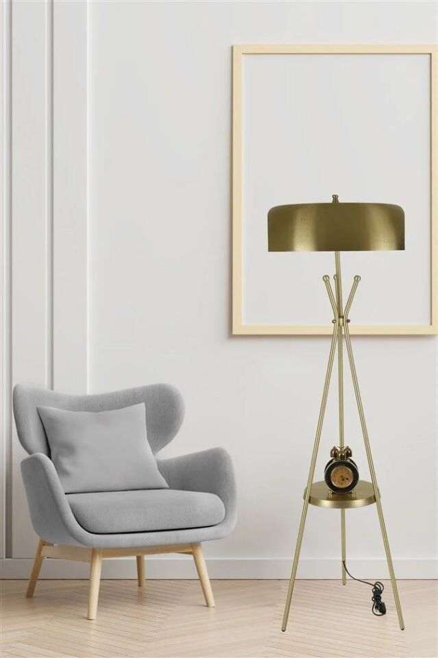 Venedik Eskitme Büyük Retro 8 Başlıklı Lambader