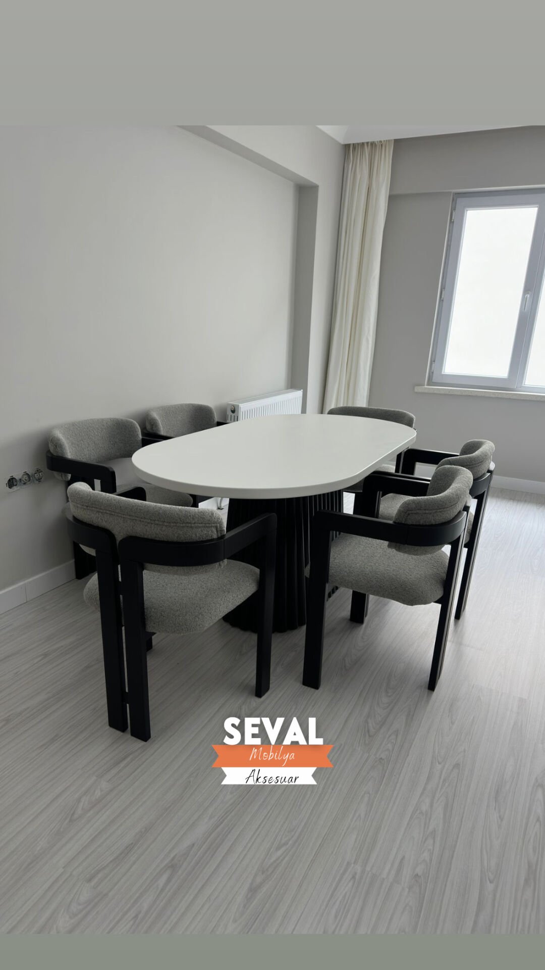 Beyaz PTT Masa + T Sandalye Takımı