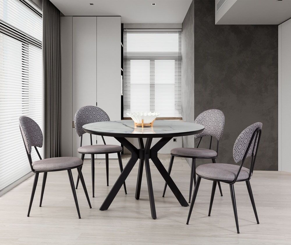 Polo Yuvarlak Masa + Duru Sandalye Takımı