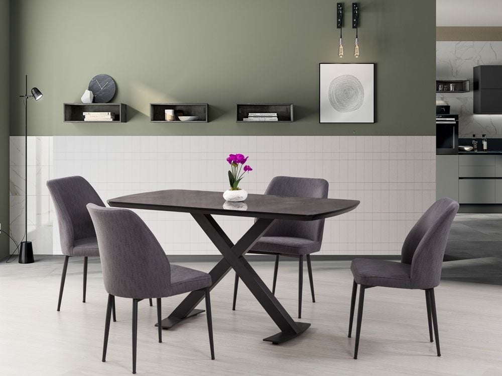 Sabit Gold Masa + İmza Sandalye Takımı