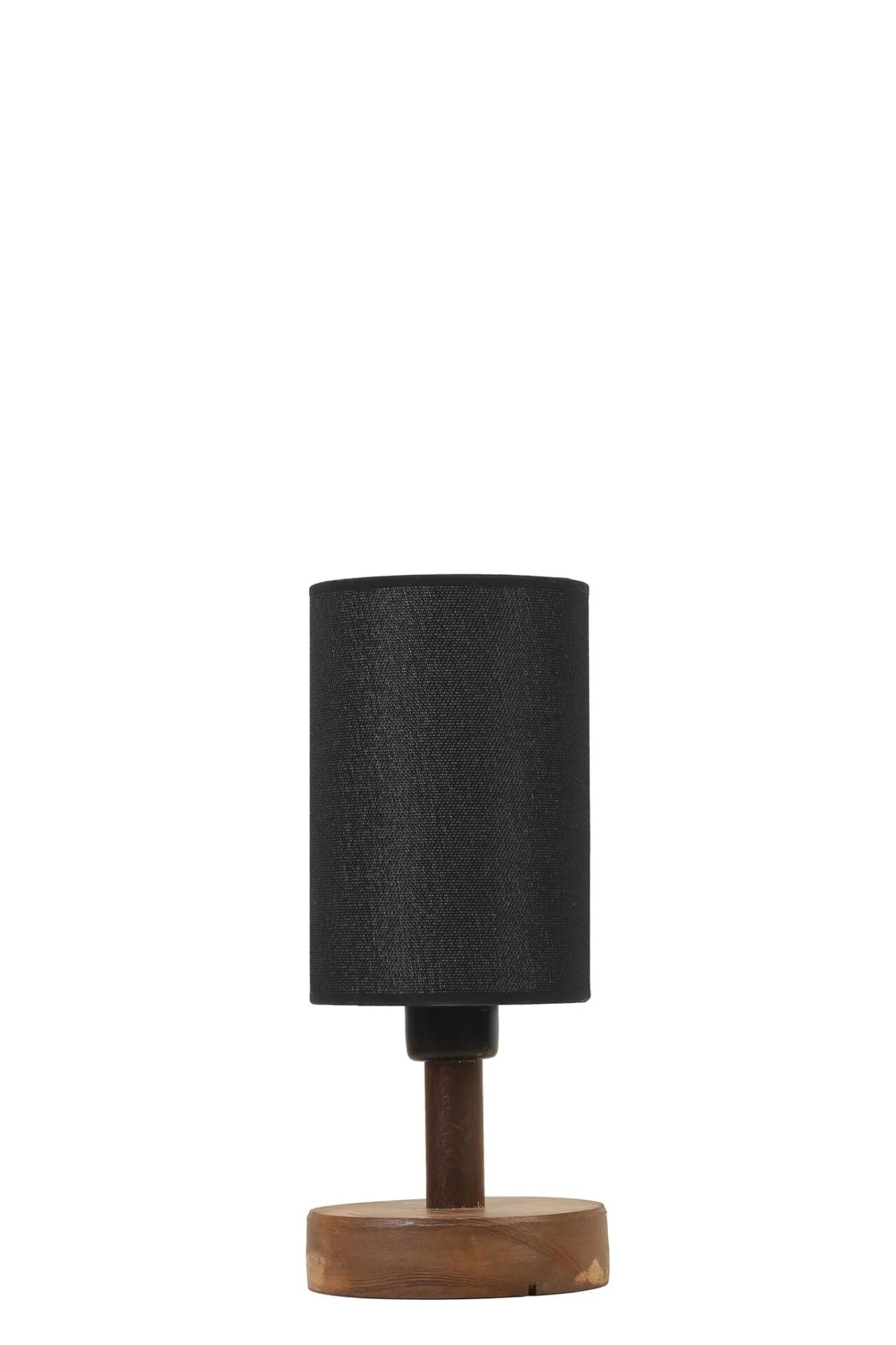 Anka Ceviz Siyah Abajurlu Masa Lambası