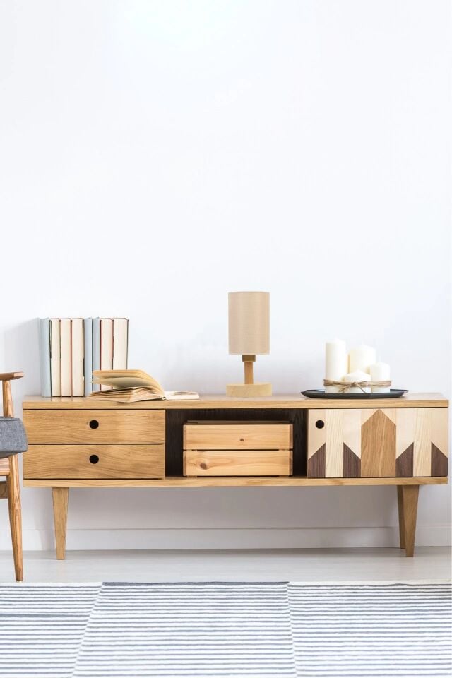 Anka Naturel Açık Hasır Abajurlu Masa Lambası