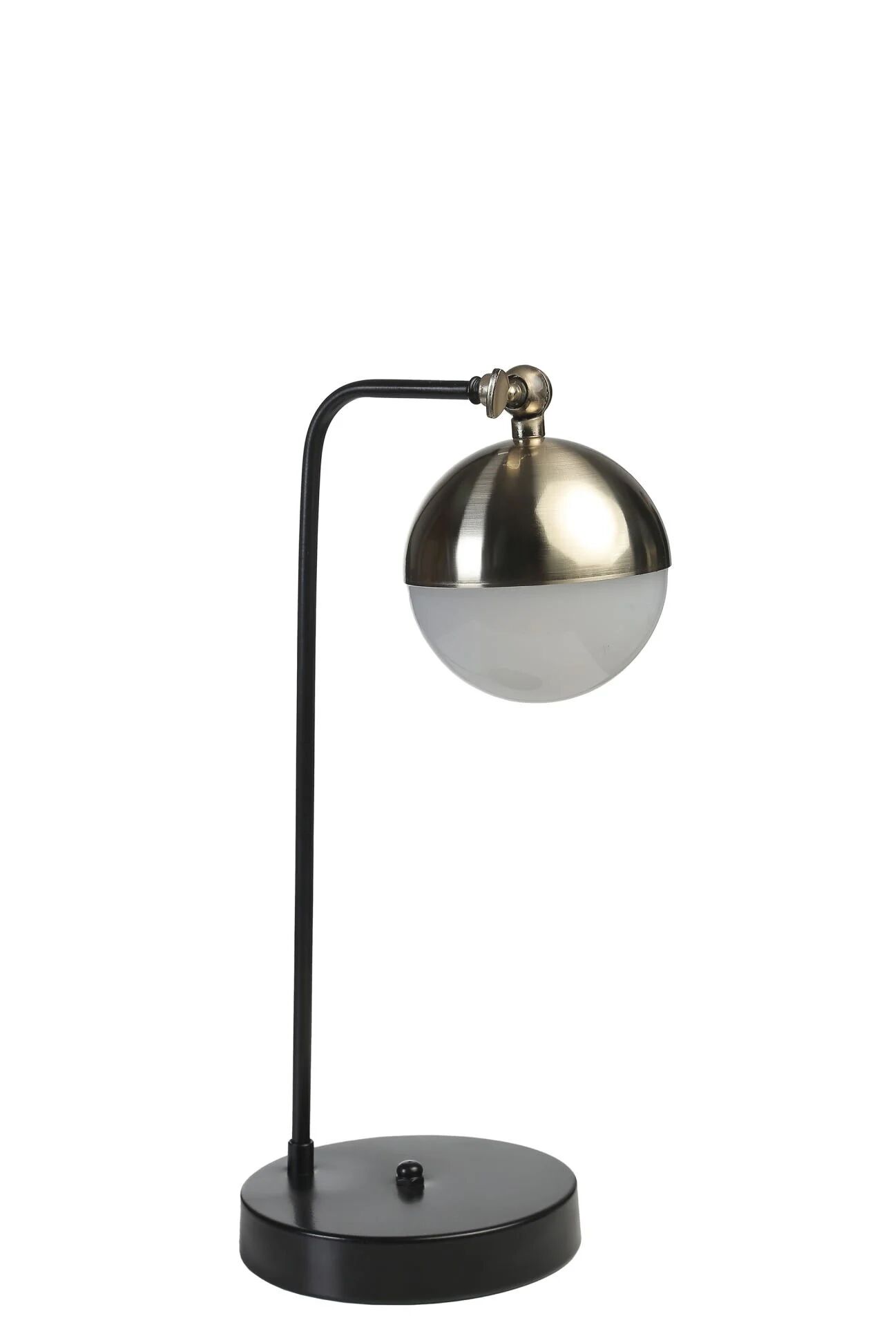 Lucas Siyah Mat Krom Ledli Masa Lambası