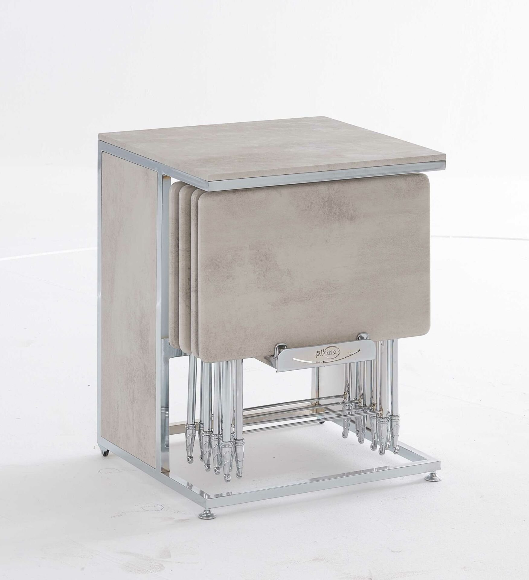 Medusa Yan Sehpa Açık Beton