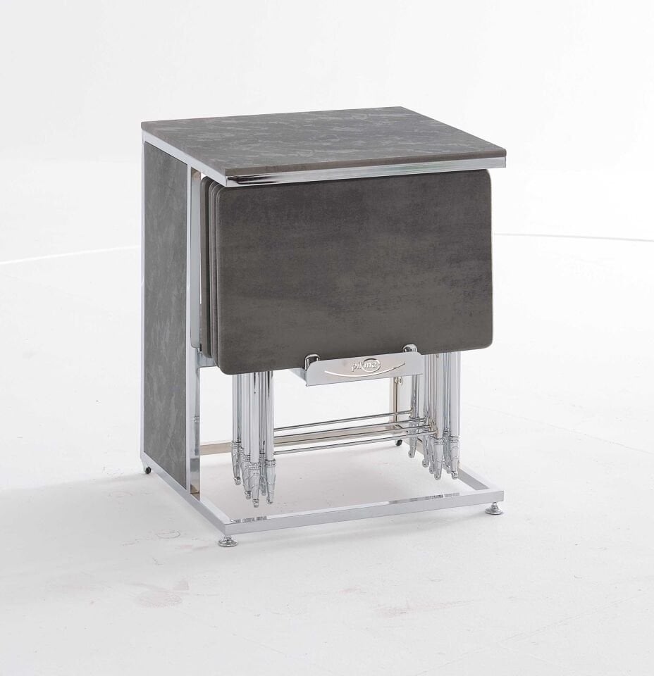 Medusa Yan Sehpa Antrasit Beton