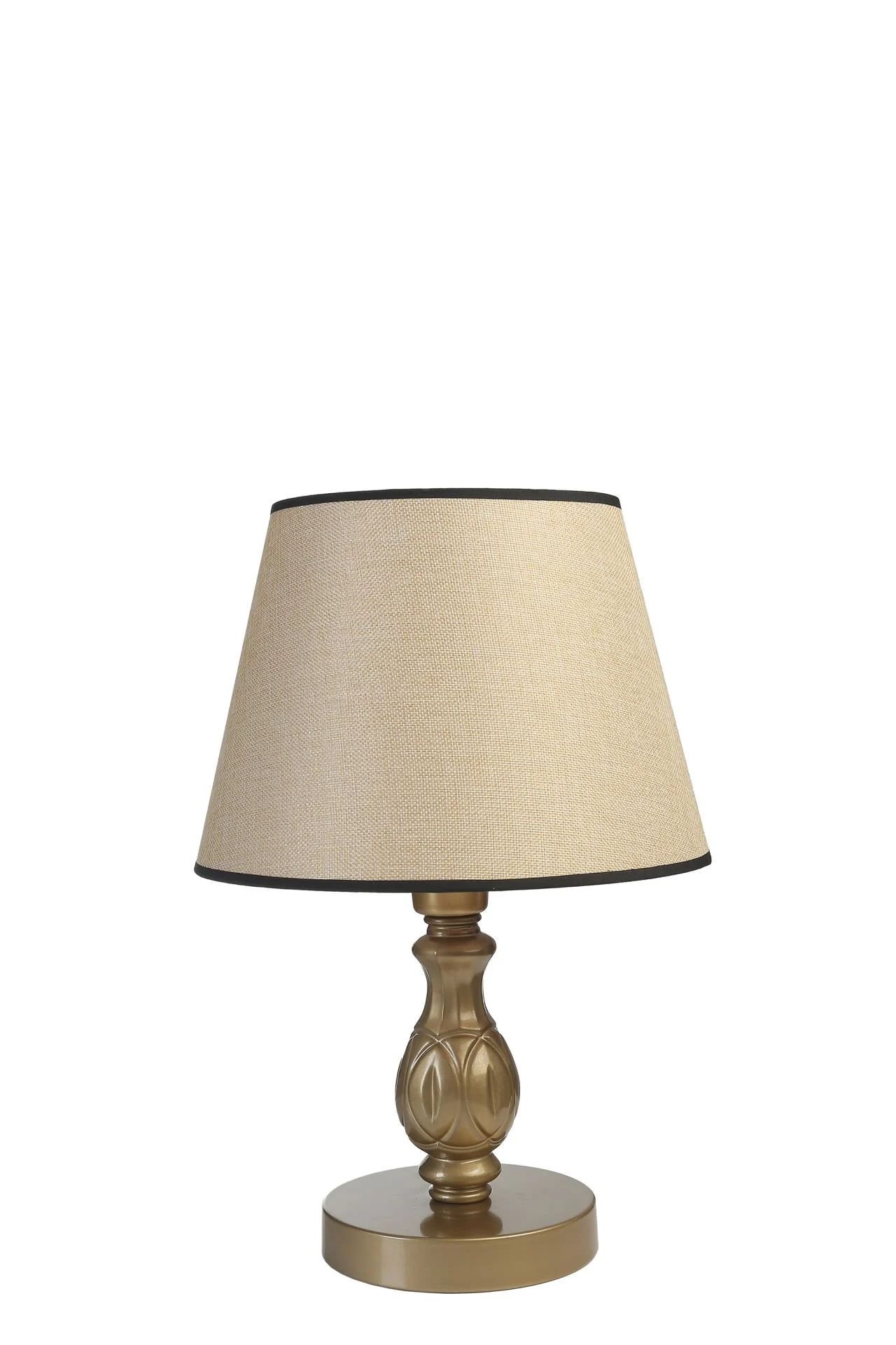 Olimpiyat Eskitme Piramit Açık Hasır Abajurlu Masa Lambası