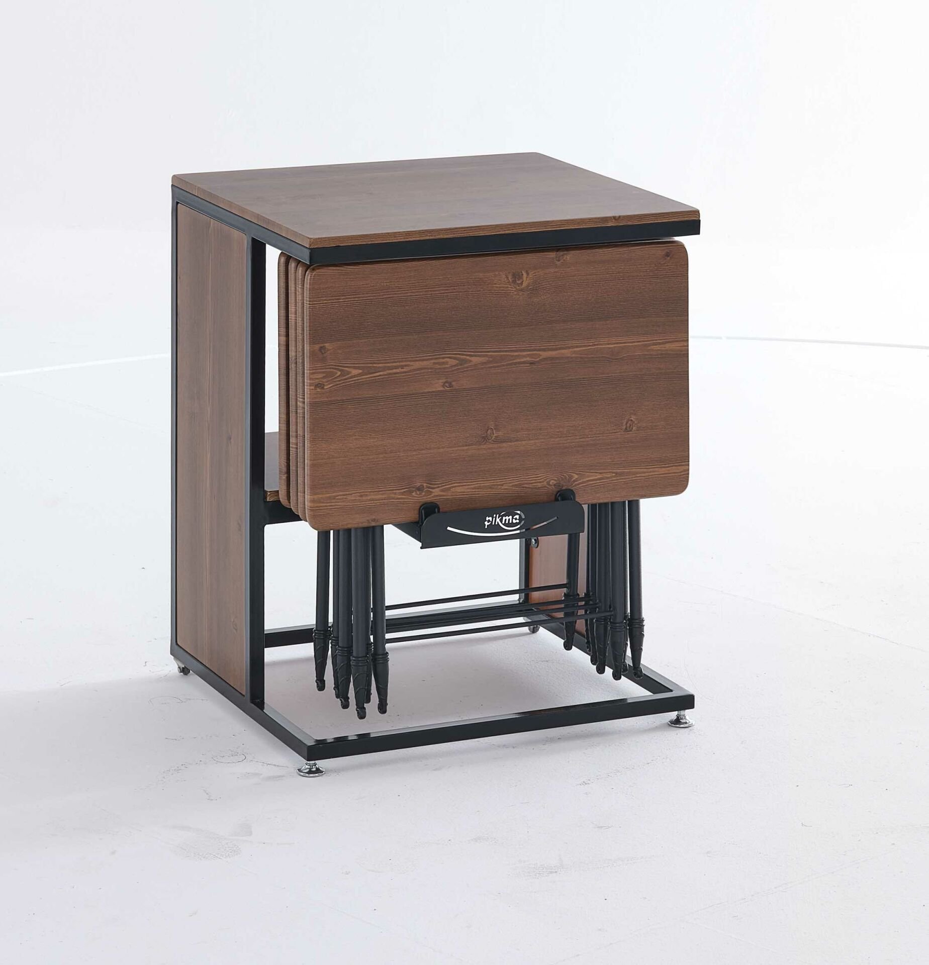 Medusa Yan Sehpa Antik Çam