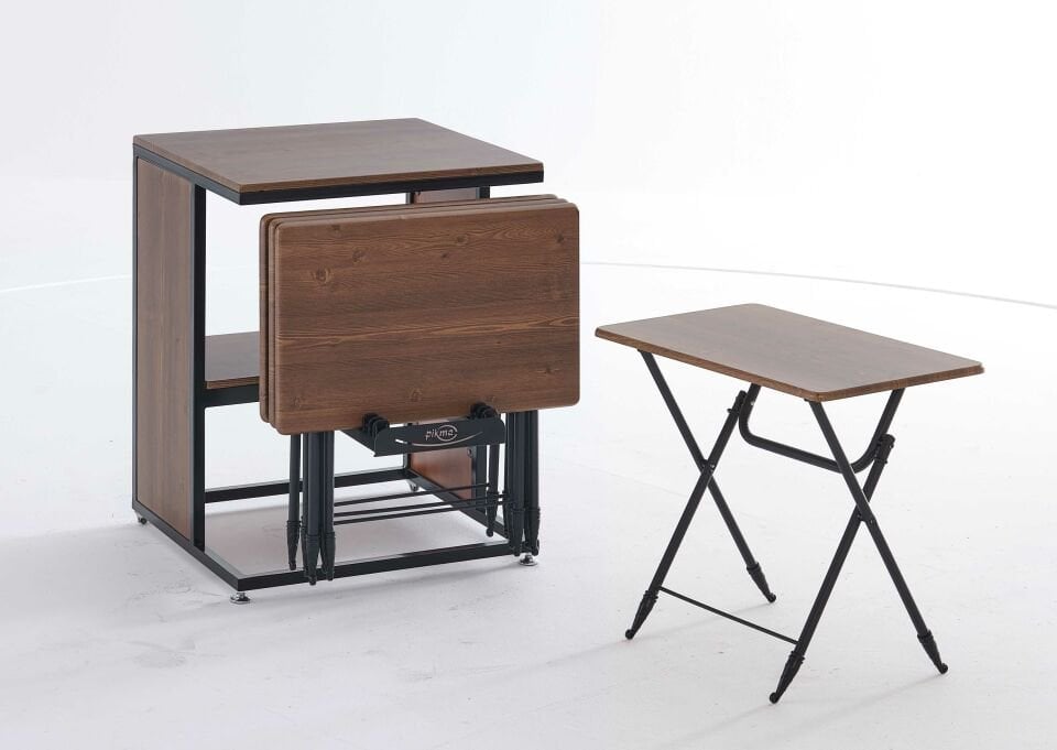 Medusa Yan Sehpa Antik Çam