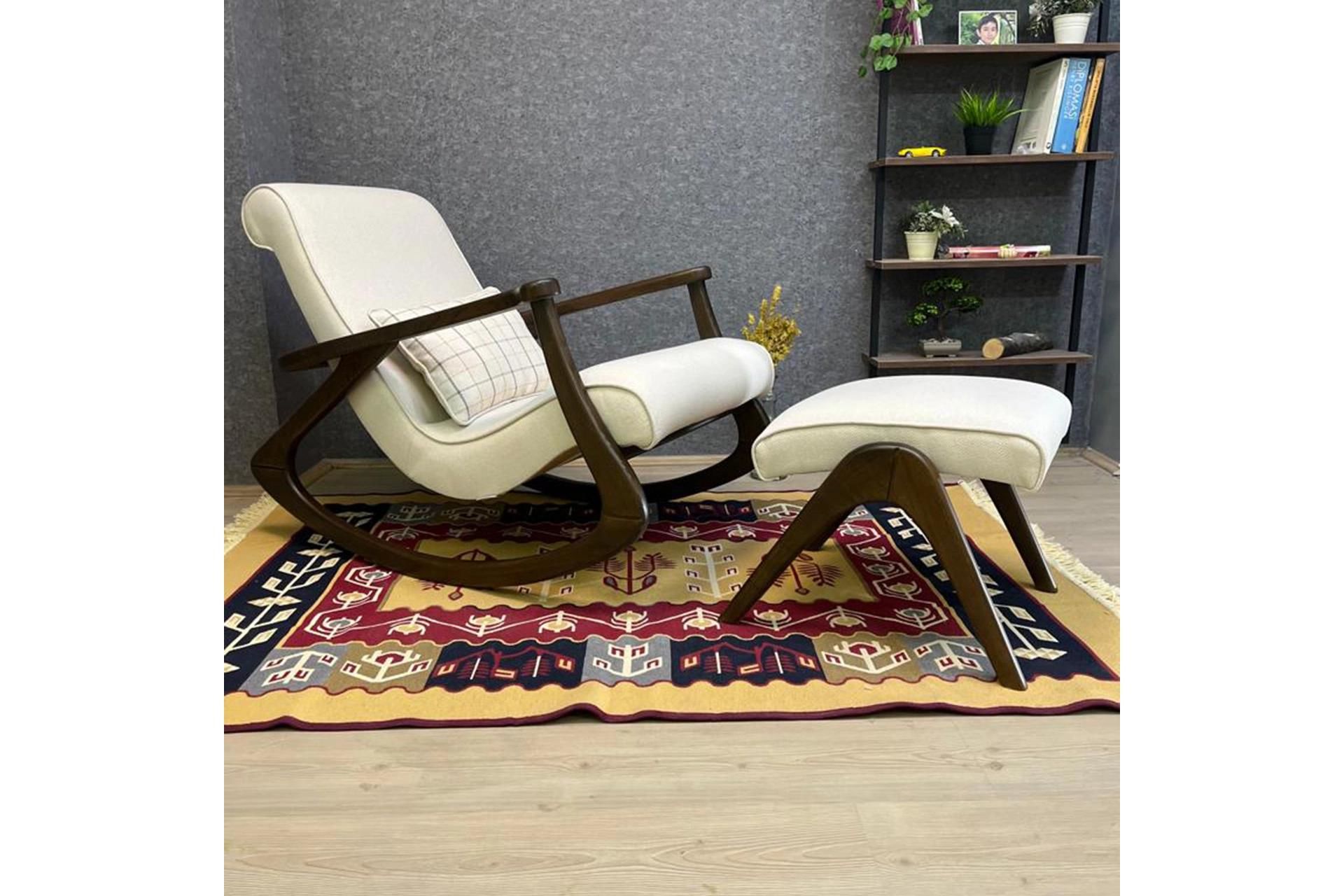 Ekol Beyaz - Ceviz Sallanan Sandalye