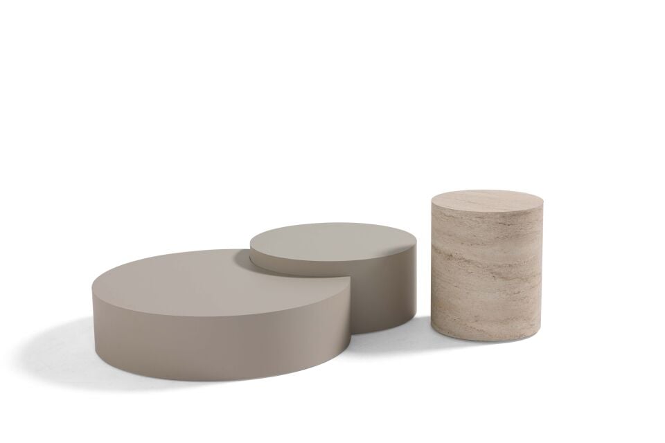 Apple Orta Sehpa Evo 1 + Traverten