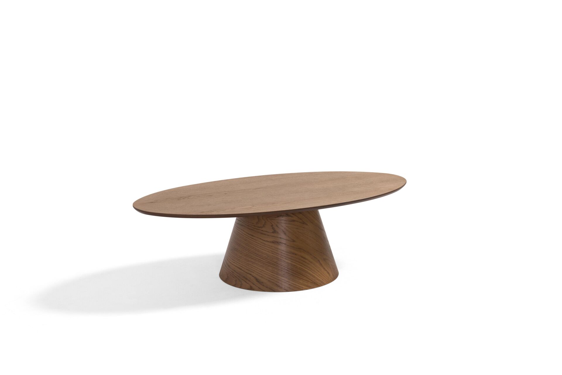 Oslo Orta Sehpa Elips Meşe