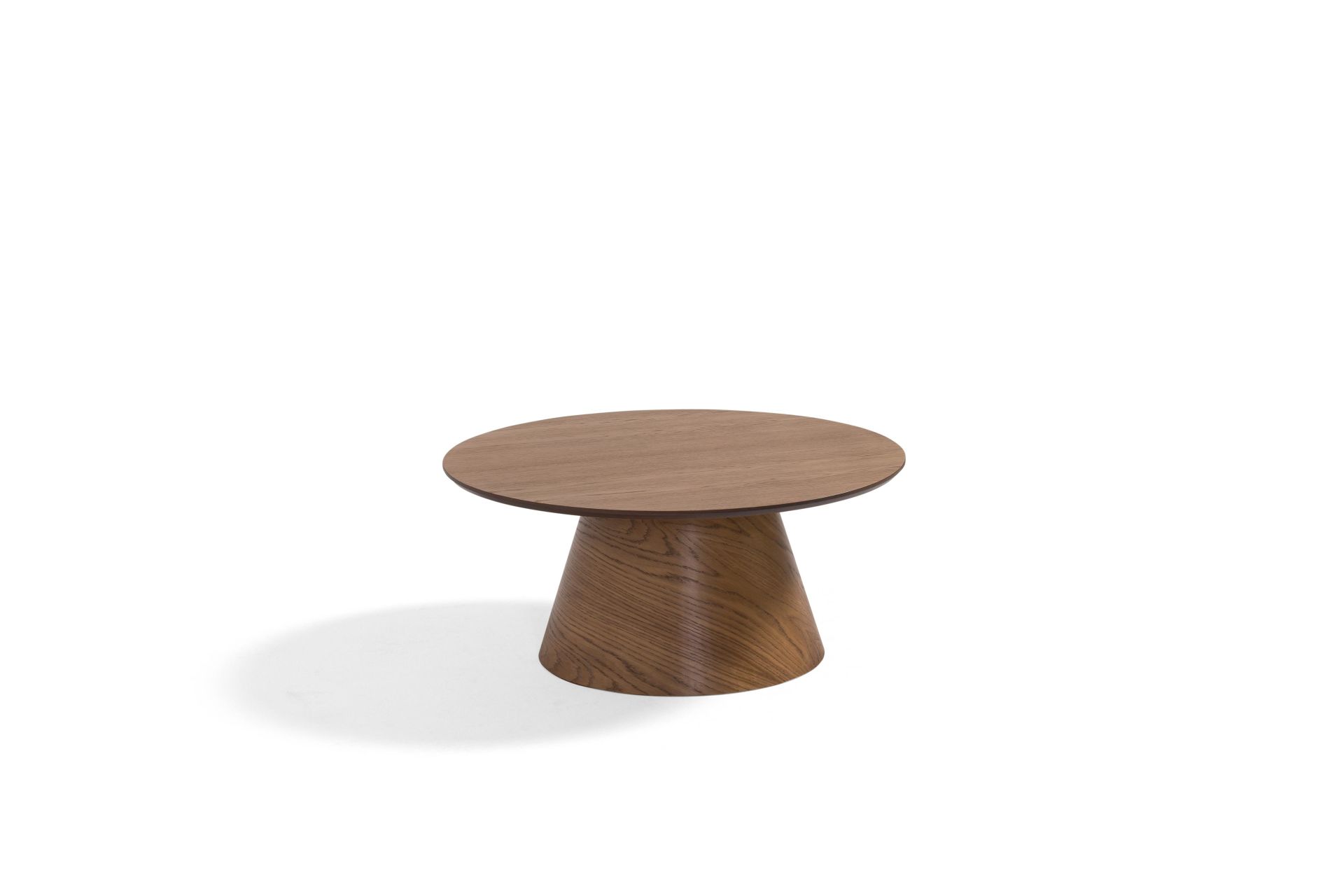 Oslo Orta Sehpa Yuvarlak Antik Meşe