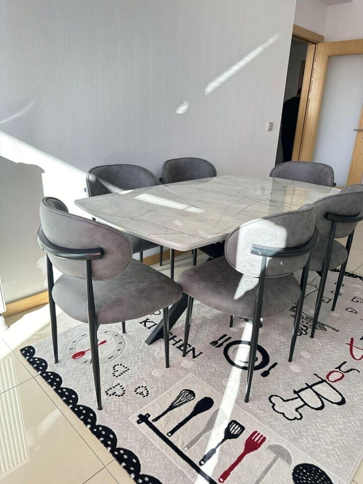 Lagina Örümcek Masa + Metal Polo Sandalye