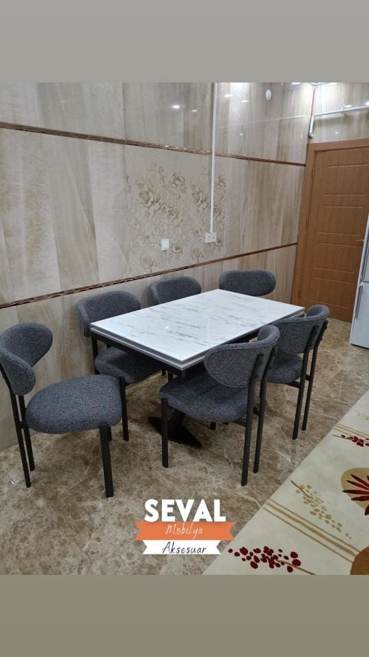 Beyaz X Açılır Masa + Mars Sandalye Takımı