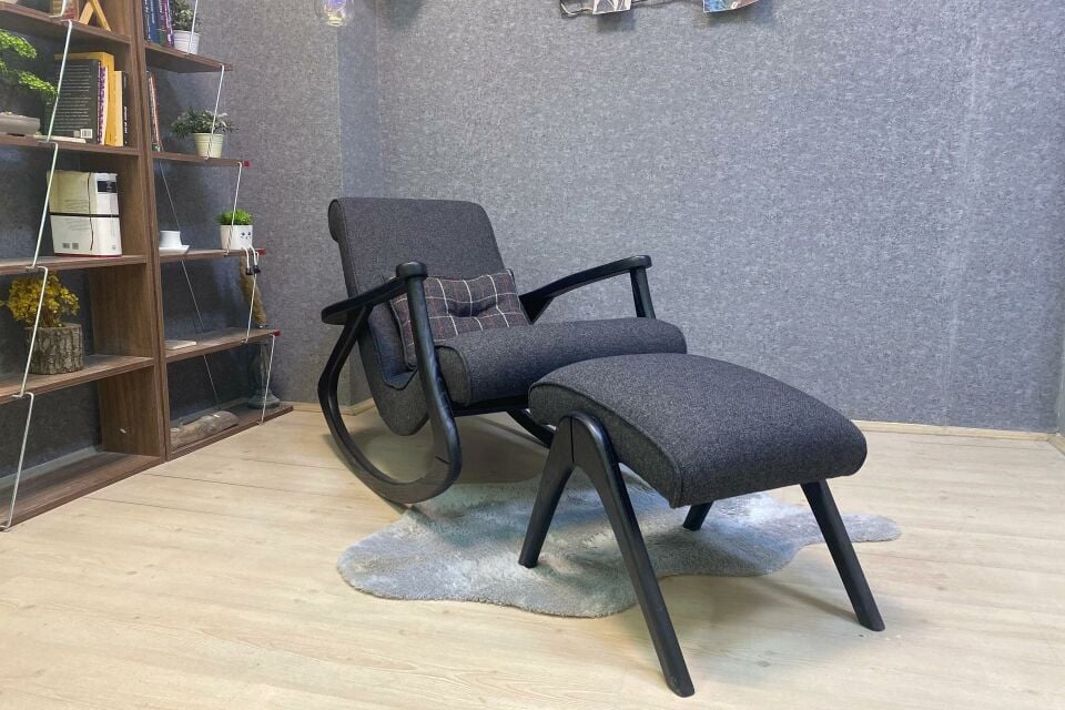 Ekol Antrasit - Siyah Sallanan Sandalye