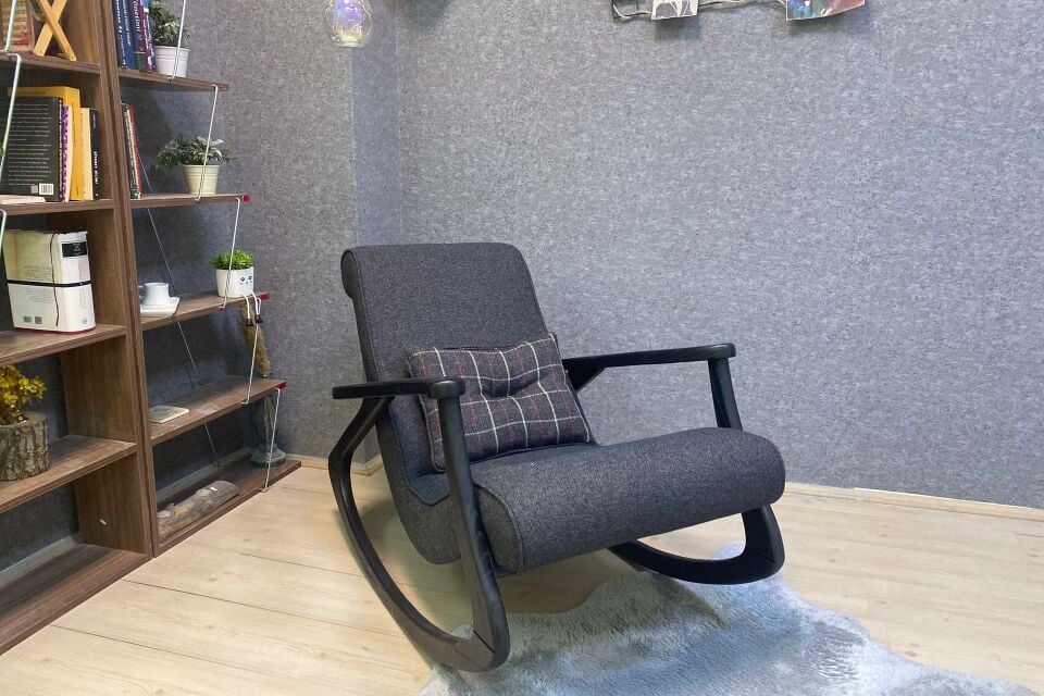 Ekol Antrasit - Siyah Sallanan Sandalye