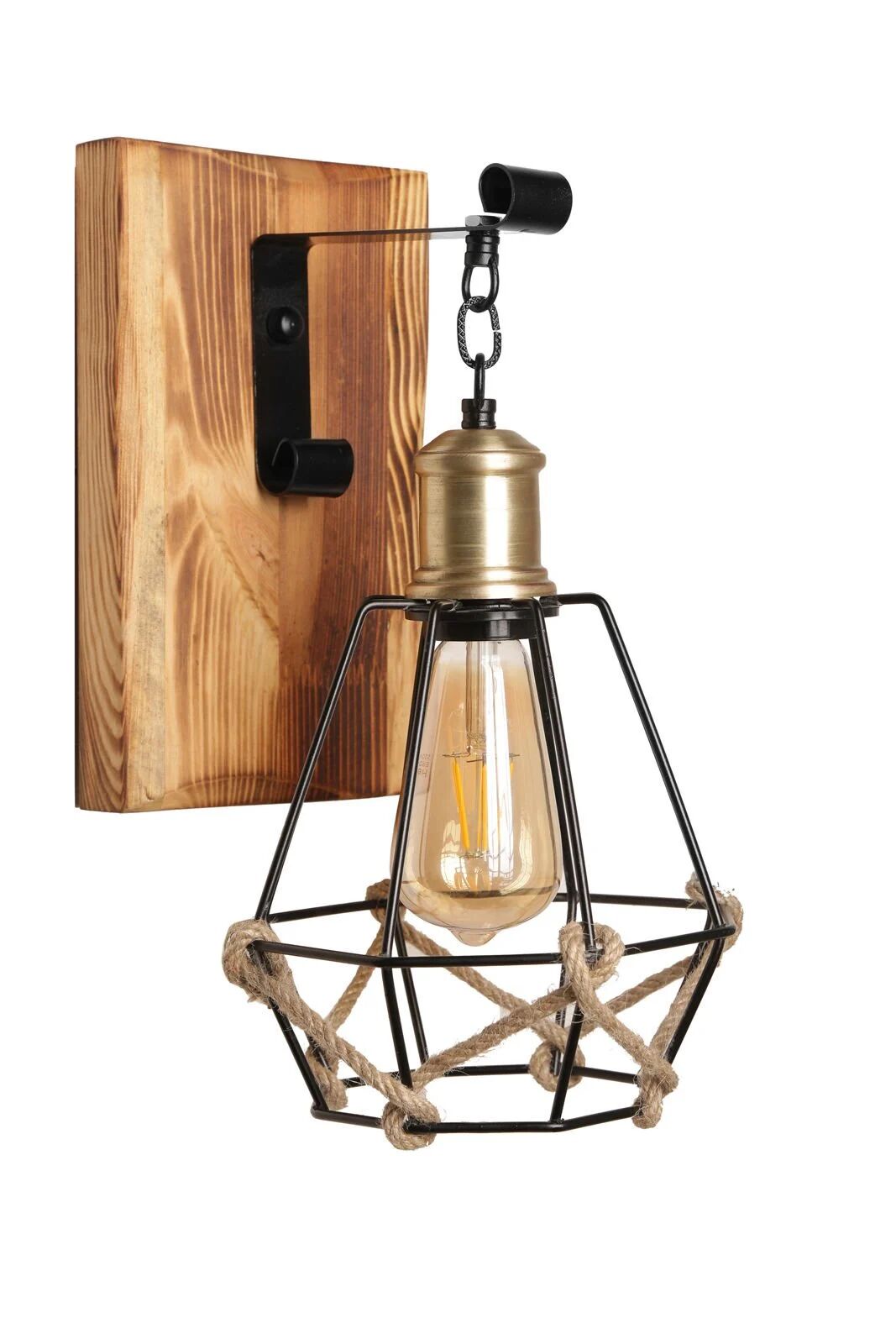 Alkım Yanık Metal Kafesli Aplik