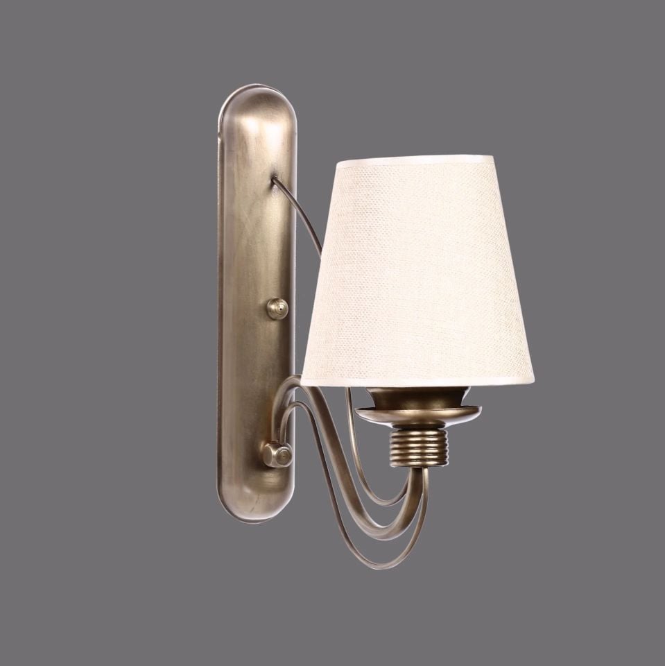 Berfin Eskitme Hasır Abajurlu Aplik