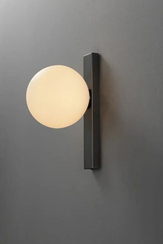 Modern Siyah Duvar Aplik