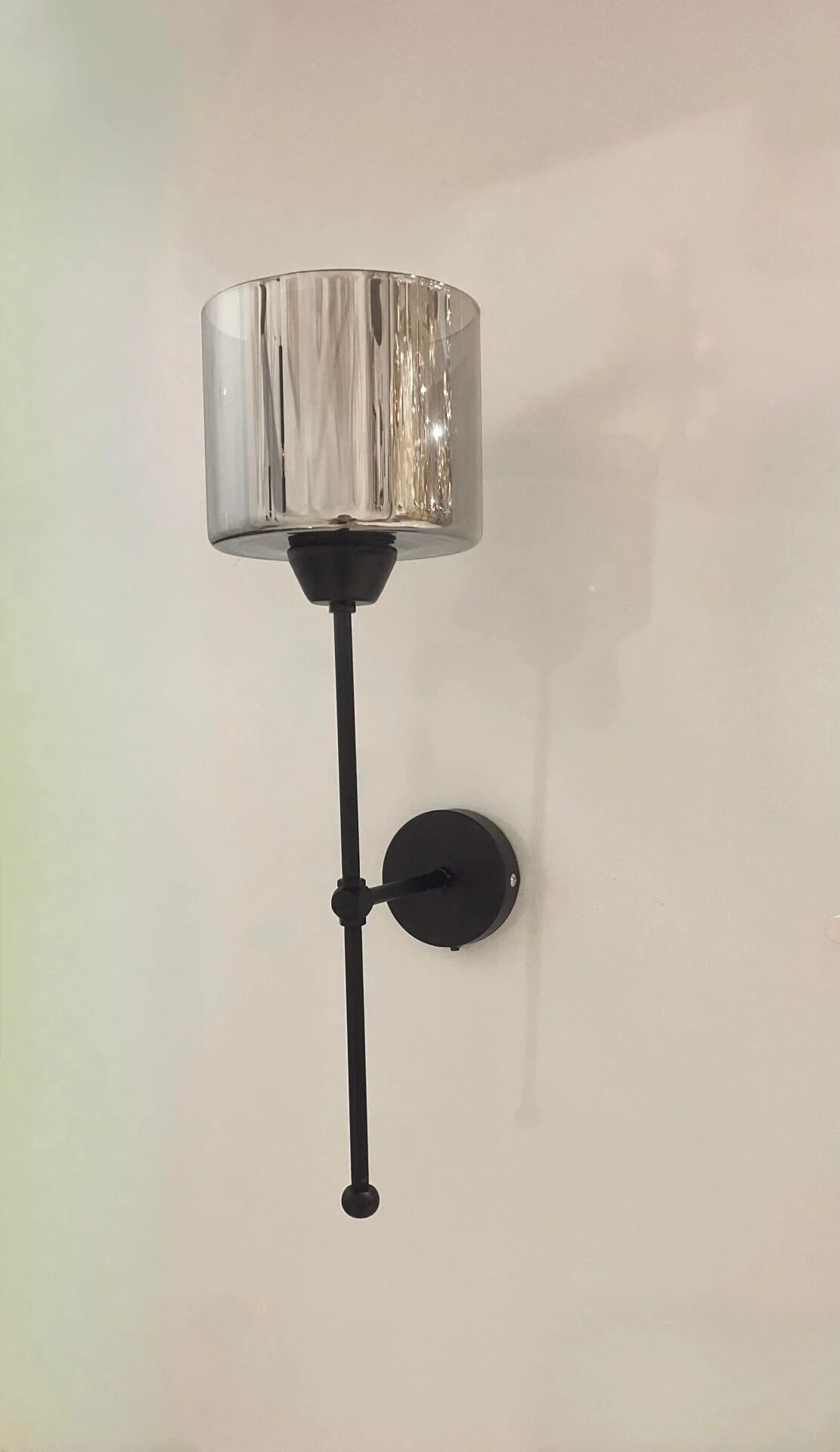 Yeni Sahra Füme Camlı Aplik