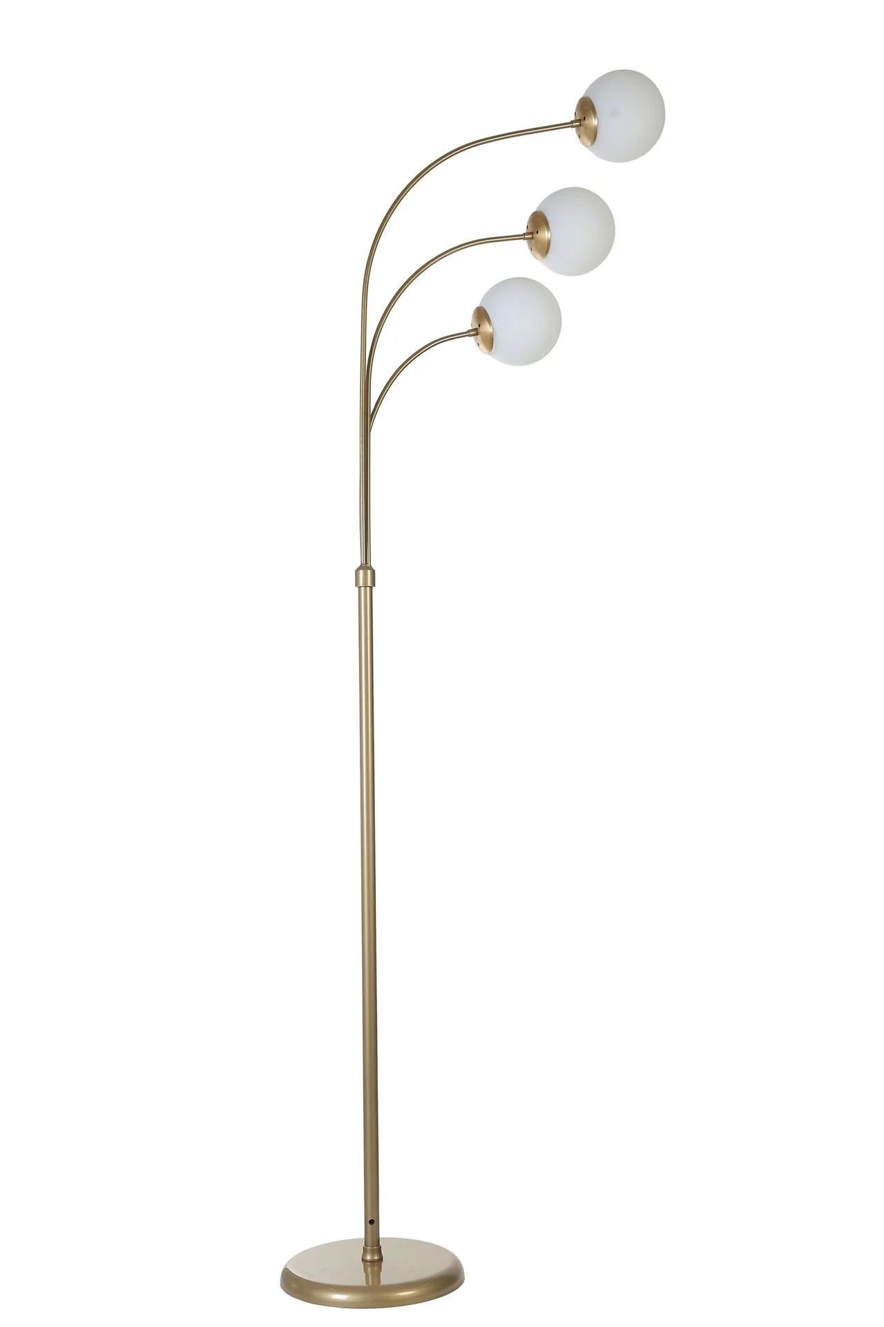 Badi 3'lü Eskitme Beyaz Camlı Lambader