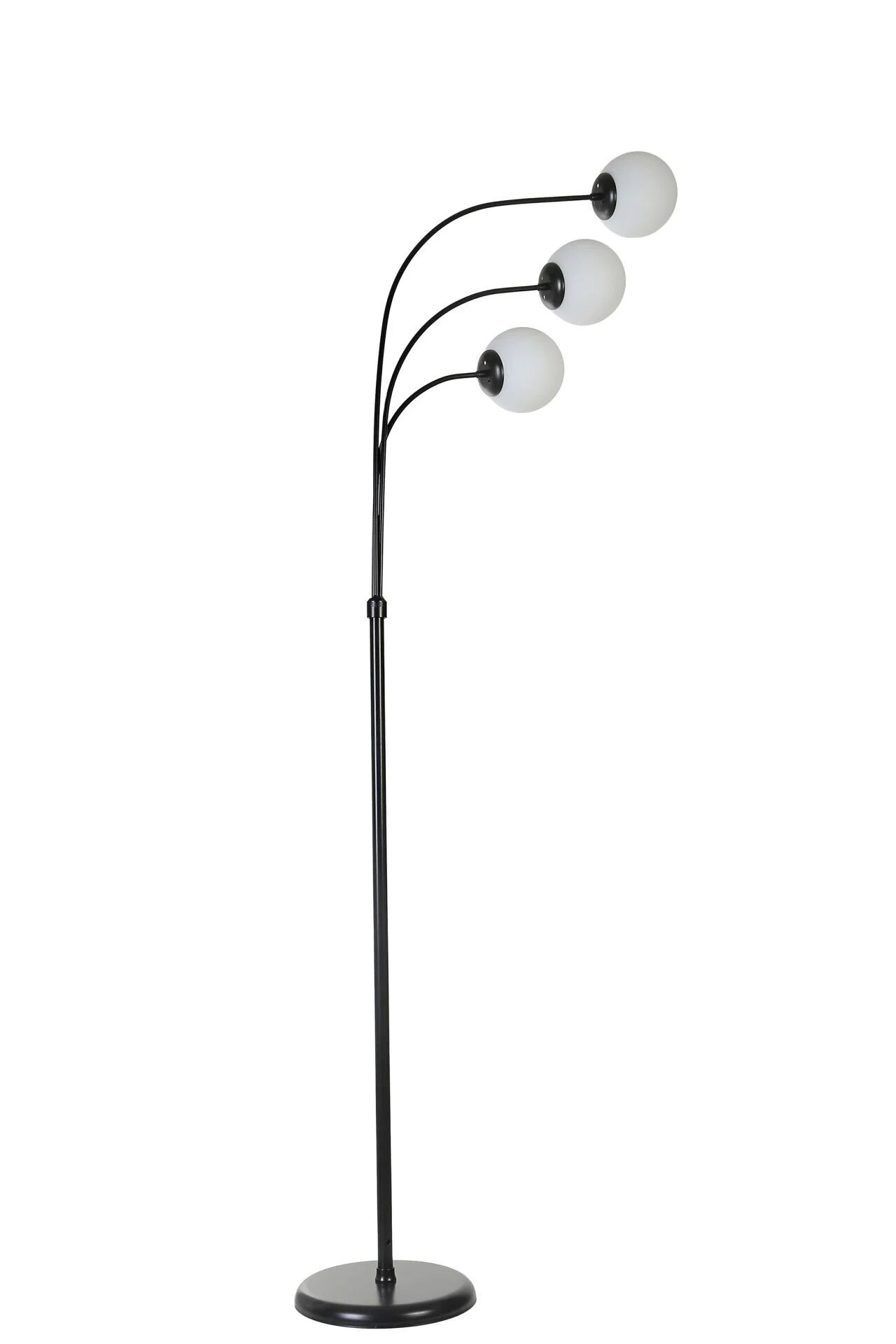 Badi 3'lü Siyah Beyaz Camlı Lambader