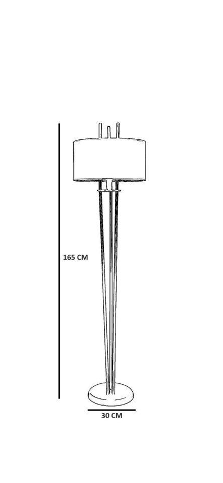 Belen Eskitme Silindir Örgülü Rattan Abajurlu Lambader