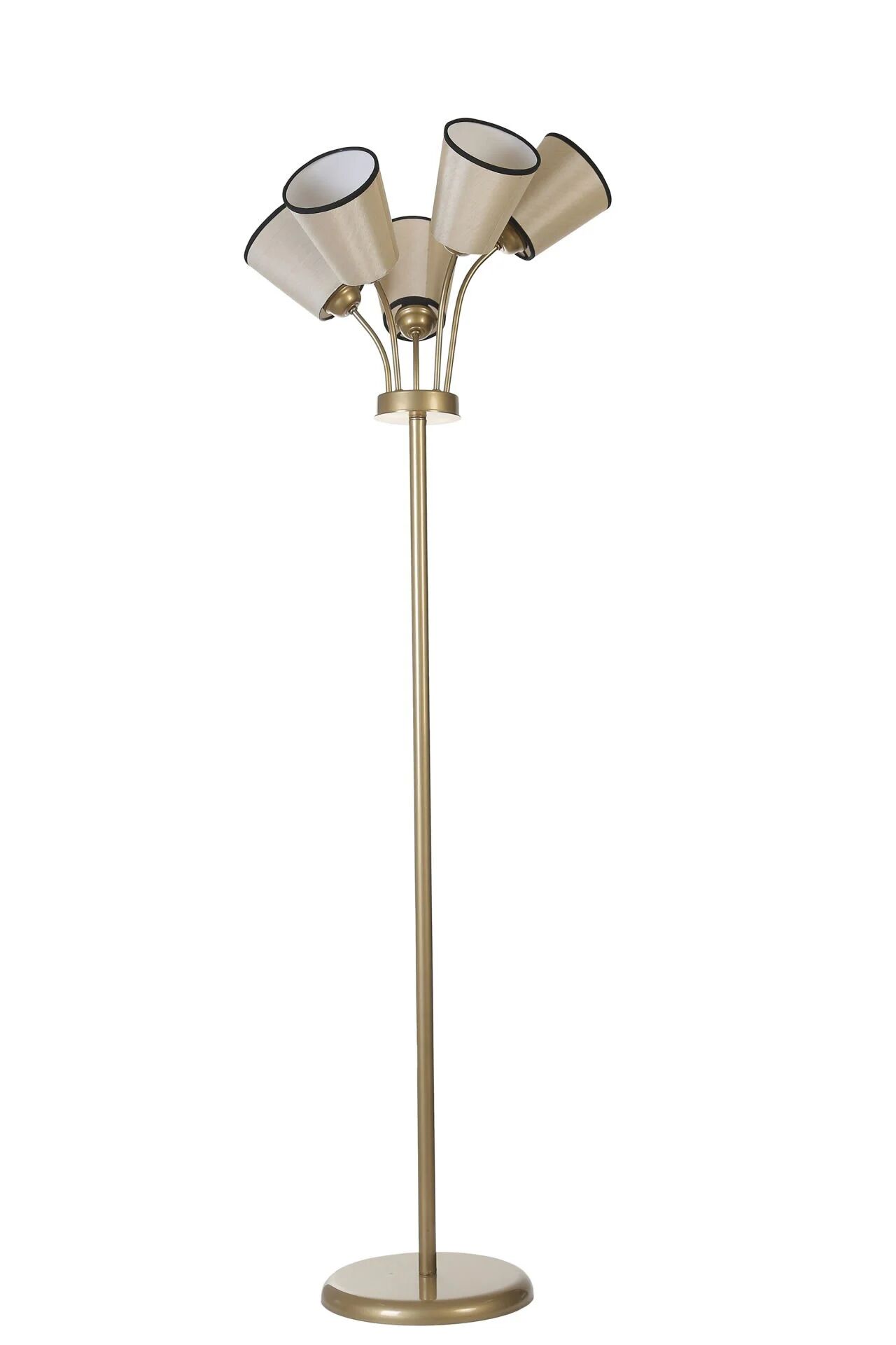 Güneş 5'li Eskitme 15-3 Abajurlu Lambader