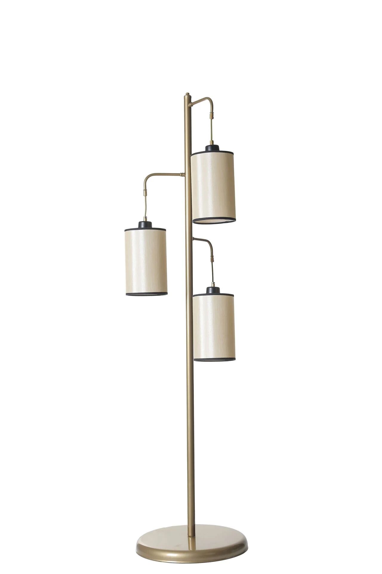 Jozef 3'lü Eskitme 15-3 Abajurlu Lambader